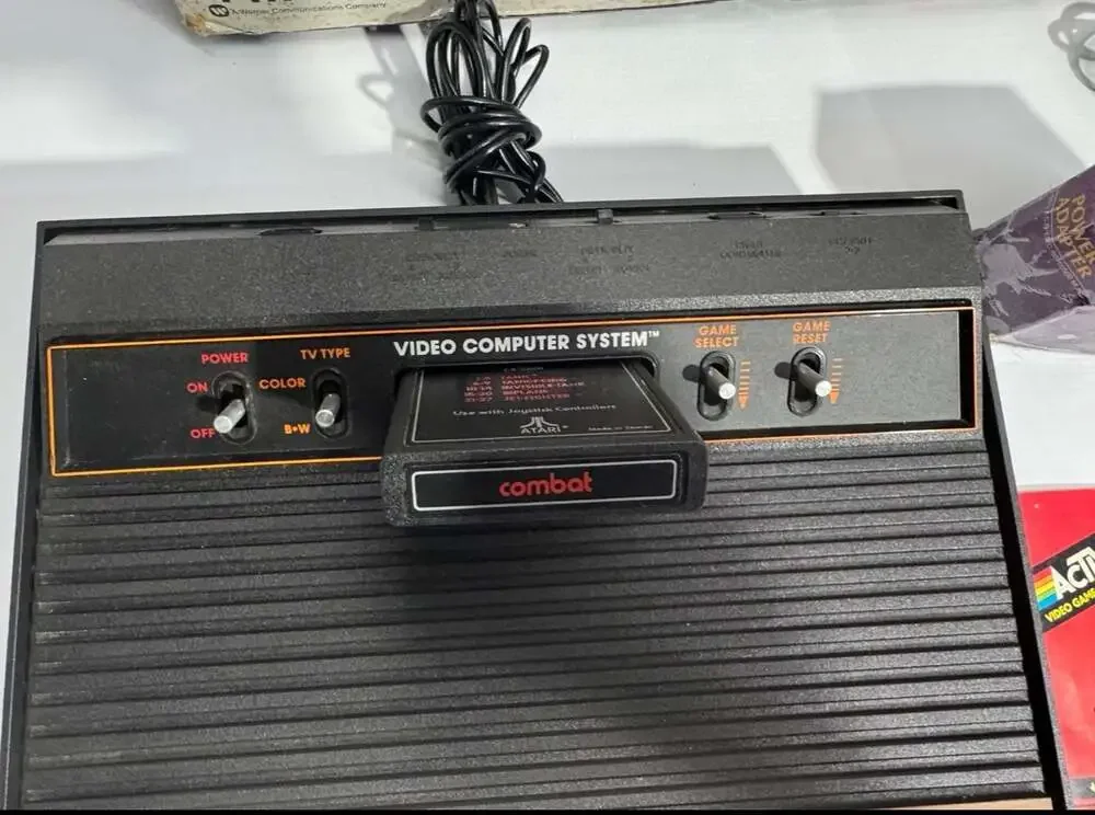 Vintage Atari 2600 Video Computer System with Original Box